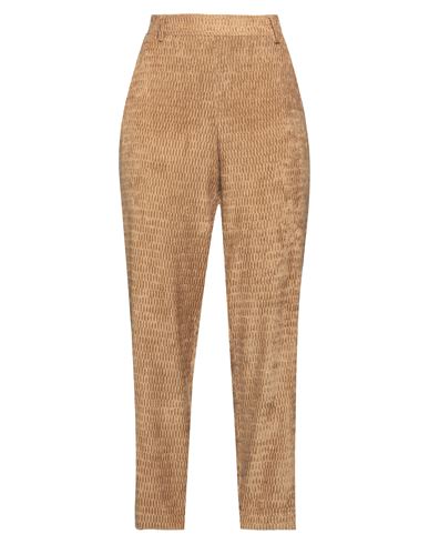Momoní Woman Pants Mustard Size 8 Viscose In Beige