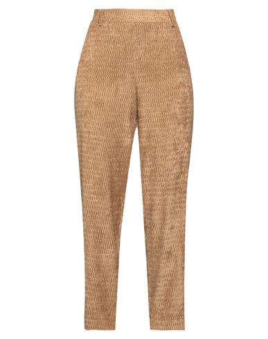 MOMONÍ MOMONÍ WOMAN PANTS CAMEL SIZE 8 VISCOSE