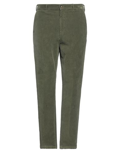 Cruna Man Pants Military Green Size 34 Cotton, Elastane