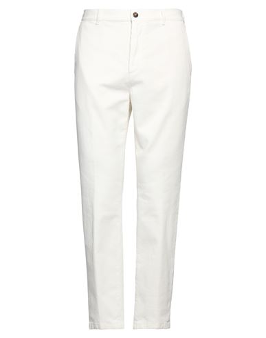 Shop Cruna Man Pants White Size 36 Cotton, Elastane