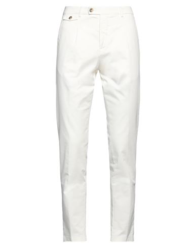 Cruna Man Pants White Size 38 Cotton, Elastane