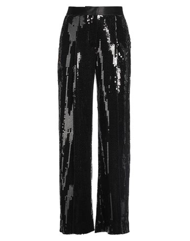 Alessandra Rich Woman Pants Black Size 0 Polyester, Silk