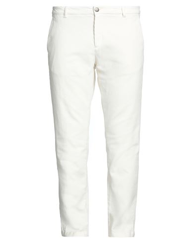 Shop Cruna Man Pants White Size 36 Cotton, Elastane