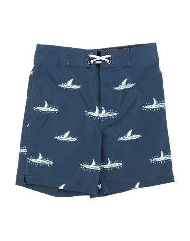 Vans Babies'  The Daily Shark Fin Boardshort Toddler Boy Shorts & Bermuda Shorts Midnight Blue Size 4 Polyest