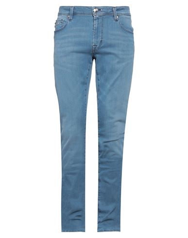 Tramarossa Man Denim Pants Blue Size 36 Cotton, Polyester, Elastane