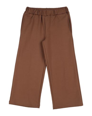 Vicolo Babies'  Toddler Girl Pants Brown Size 6 Cotton, Lycra