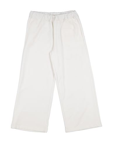 Vicolo Babies'  Toddler Girl Pants White Size 4 Cotton, Lycra