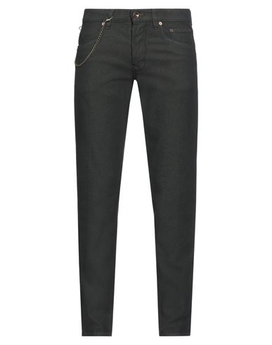Siviglia Man Pants Military Green Size 33 Cotton, Polyester, Elastane In Green