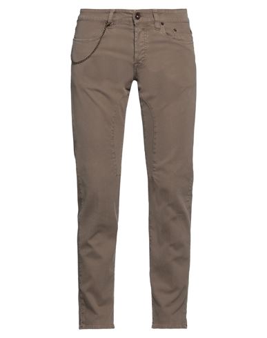 Siviglia Man Pants Light Brown Size 33 Cotton, Elastane, Polyester In Beige