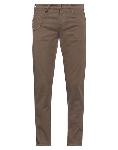 Siviglia Man Pants Brown Size 32 Cotton, Elastane, Polyester
