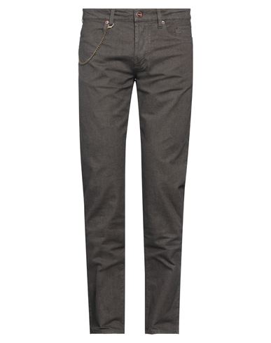 Siviglia Man Pants Lead Size 38 Cotton, Elastane, Polyester In Grey