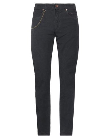 Siviglia Man Pants Steel Grey Size 35 Cotton, Polyester, Elastane In Grey