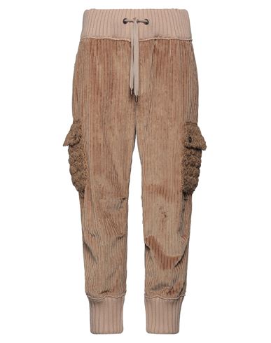 Dolce & Gabbana Man Pants Sand Size 30 Cotton, Wool, Acrylic, Alpaca Wool, Metallic Polyester In Beige