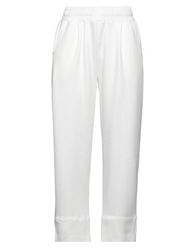Sun 68 Woman Pants White Size S Cotton, Polyester