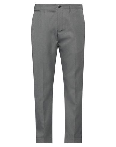 Dondup Man Pants Grey Size 38 Polyester, Wool