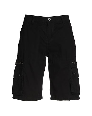 Alpha Industries Man Shorts & Bermuda Shorts Black Size 34 Cotton