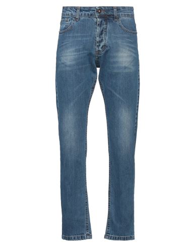 Stilosophy Man Denim Pants Blue Size 28 Cotton, Elastane In Blue