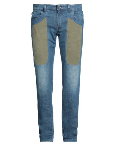Jeckerson Man Jeans Blue Size 33 Cotton, Elastane, Polyester, Polyurethane