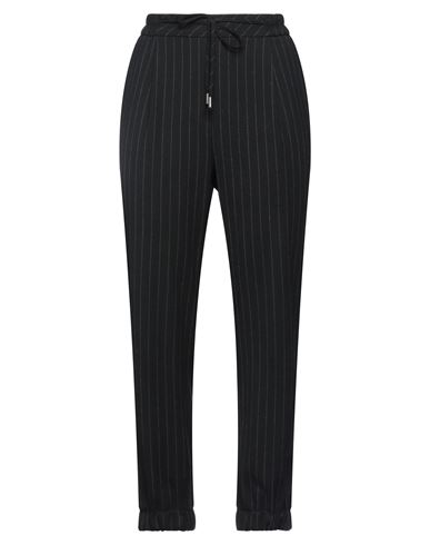 Antonelli Woman Pants Black Size 6 Virgin Wool, Elastane In Black