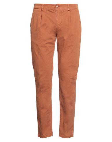 NO LAB NO LAB MAN PANTS TAN SIZE 35 COTTON, ELASTANE