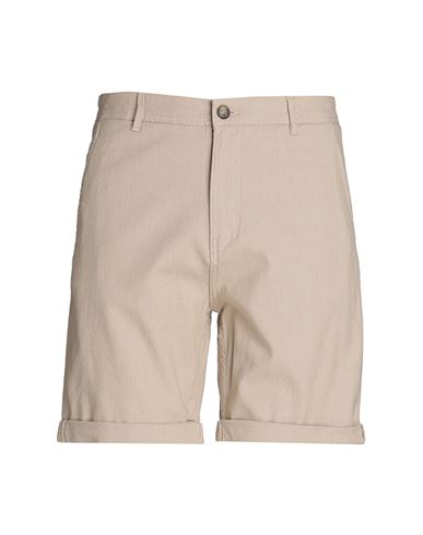 Selected Homme Man Shorts & Bermuda Shorts Sand Size M Organic Cotton, Cotton, Elastane In Beige