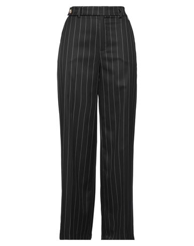 Berna Woman Pants Black Size 2 Polyester, Elastane