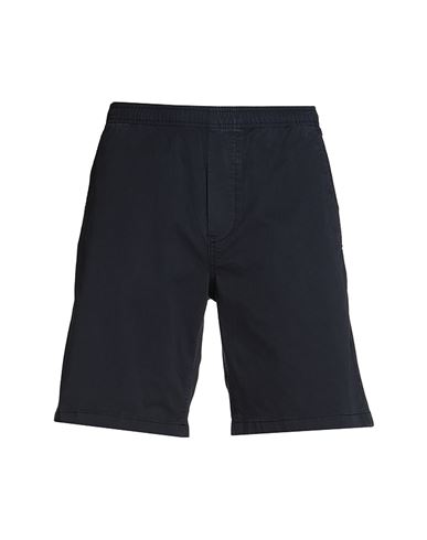 Selected Homme Man Shorts & Bermuda Shorts Navy Blue Size Xl Cotton, Recycled Cotton, Elastane