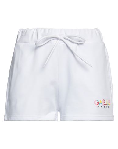 Gaelle Paris Gaëlle Paris Woman Shorts & Bermuda Shorts White Size 3 Cotton