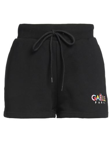 Gaelle Paris Gaëlle Paris Woman Shorts & Bermuda Shorts Black Size 0 Cotton