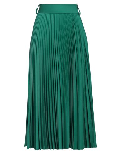 JIJIL JIJIL WOMAN MIDI SKIRT GREEN SIZE 6 POLYESTER, VISCOSE, ELASTANE 