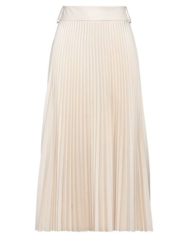 Jijil Woman Midi Skirt Cream Size 6 Polyester, Viscose, Elastane In White