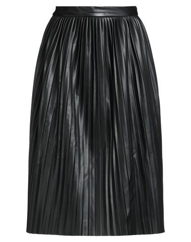 Shop Jijil Woman Midi Skirt Black Size 8 Polyester, Polyurethane