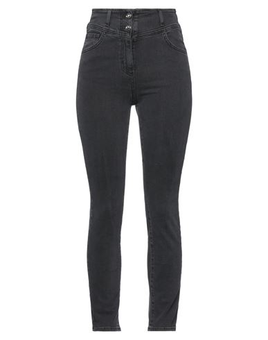 Liu •jo Woman Jeans Black Size 26 Cotton, Elastane