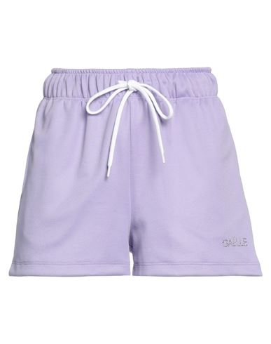 Gaelle Paris Gaëlle Paris Woman Shorts & Bermuda Shorts Lilac Size 6 Polyester, Cotton In Purple
