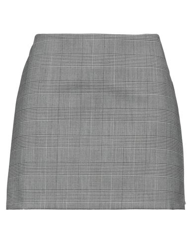 Sportmax Woman Mini Skirt Black Size 8 Polyester, Virgin Wool, Elastane
