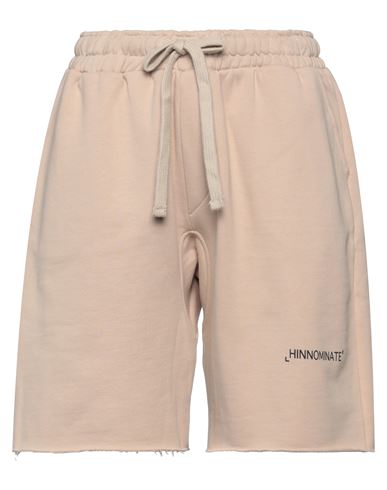 Hinnominate Woman Shorts & Bermuda Shorts Sand Size L Cotton In Beige