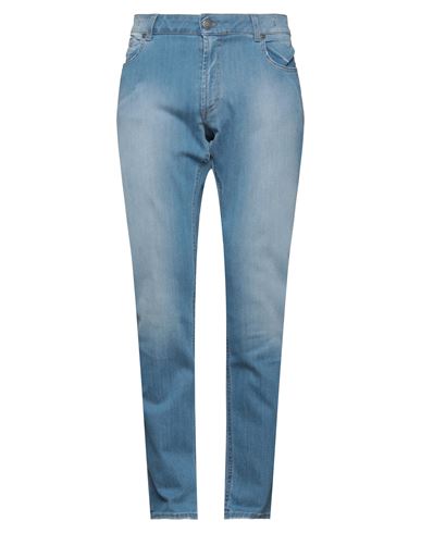 Bro-ship Bro Ship Man Denim Pants Blue Size 38 Cotton, Elastomultiester, Elastane
