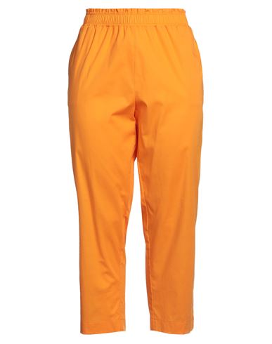 Clips More Woman Pants Orange Size 14 Cotton, Polyamide, Elastane