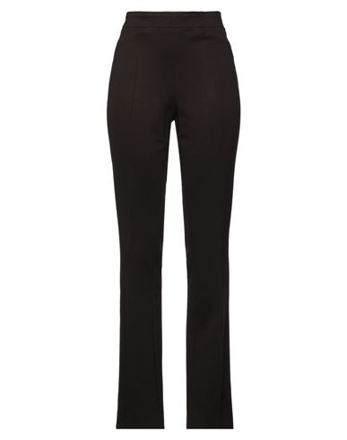 Compagnia Italiana Woman Pants Dark Brown Size 8 Viscose, Nylon, Elastane