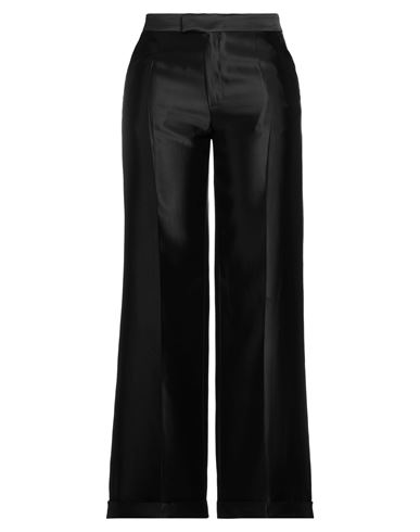 Maison Margiela Woman Pants Black Size 6 Viscose, Cotton, Silk