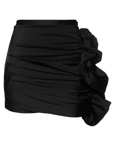House Of Amen Woman Mini Skirt Black Size 8 Polyamide, Elastane, Polyester