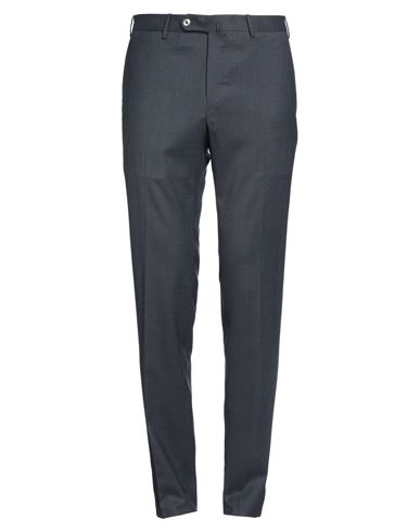 Pt Torino Man Pants Midnight Blue Size 40 Polyester, Wool, Elastane In Blue