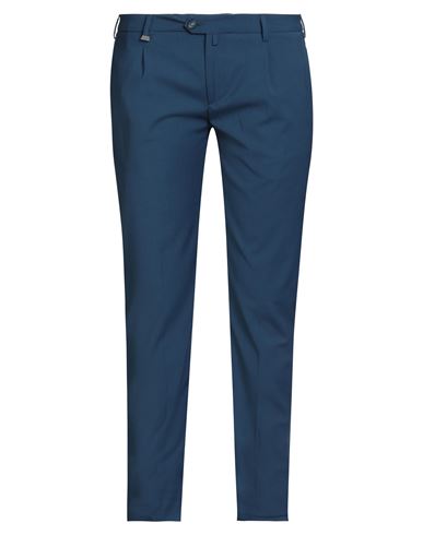Barbati Man Pants Navy Blue Size 30 Polyester, Wool, Viscose, Elastane
