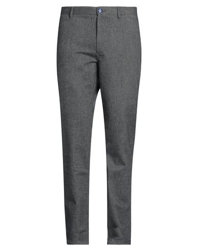 Shop Fred Mello Man Pants Lead Size 31 Cotton, Polyester, Viscose, Elastane In Grey