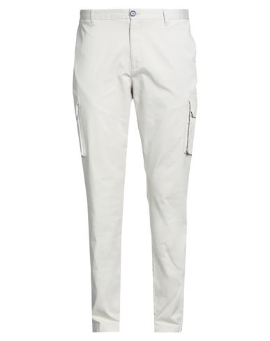 Fred Mello Man Pants Light Grey Size 30 Cotton, Elastane