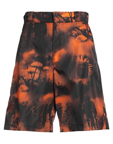 Prada Man Shorts & Bermuda Shorts Orange Size 32 Recycled Polyamide