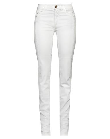 Marani Jeans Woman Pants White Size 8 Cotton, Polyamide, Elastane, Polyester, Polyurethane