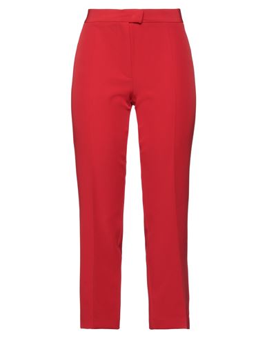 24.25 Woman Pants Red Size 6 Polyester, Viscose, Elastane