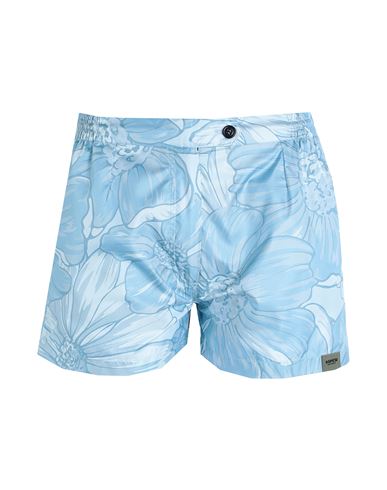 Aspesi Woman Beach Shorts And Pants Light Blue Size L Polyester
