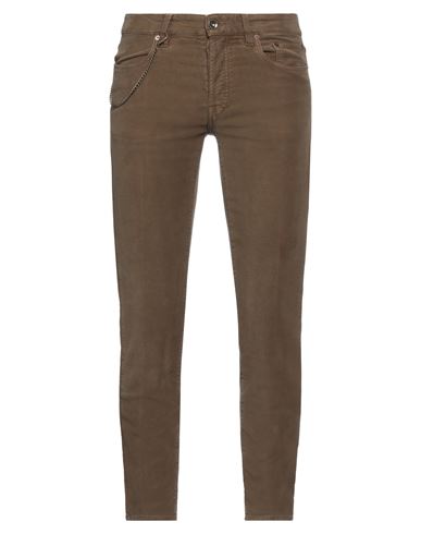 Siviglia Man Pants Brown Size 33 Cotton, Lyocell, Elastane